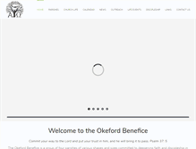 Tablet Screenshot of okefordbenefice.org